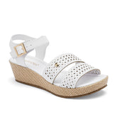 Sandalia para mujer cod. 91332 color blanco marca Moramora