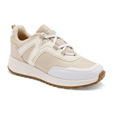 Tenis urbano para mujer color beige marca Moramora