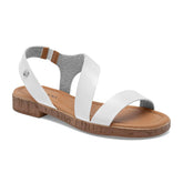 Sandalia para mujer color blanco marca Moramora