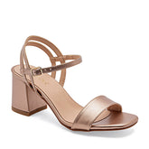 Zapatillas de fiesta para mujer oro rosado marca Moramora
