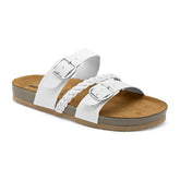 Sandalia para mujer color blanco marca Moramora