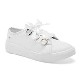 Tenis urbano para mujer color blanco marca Moramora