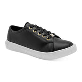 Tenis urbano para mujer color negro marca Moramora