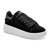 Tenis urbano para mujer color negro marca Moramora