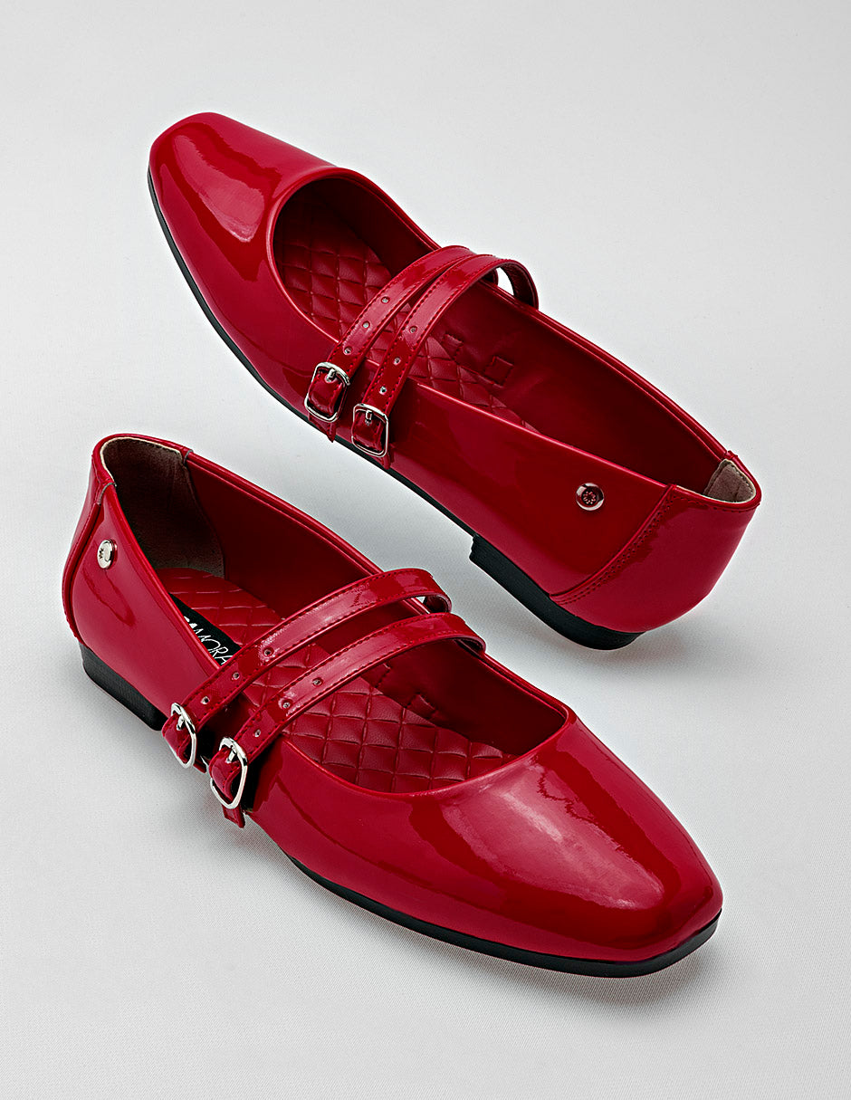 Balerina punta cuadrada para Mujer 130022