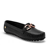 Zapato de piel para Mujer BROOKE color negro en Moramora