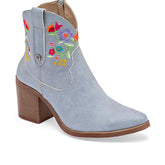 Botín Tacón para Mujer Azul CORAL en Moramora