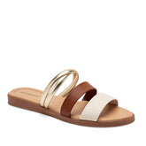 Sandalia piso para Mujer Beige Daria en Moramora