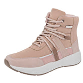 Tenis urbano para mujer color rosa marca Moramora