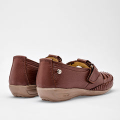 Zapato confort de piel  para Mujer  cod. 102287