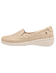 Zapato confort beige Mora Confort para mujer KALA