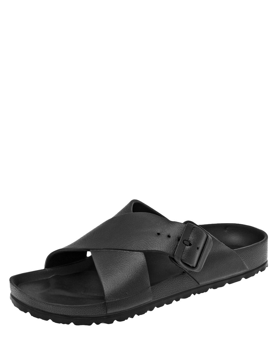 Sandalia playa Moramora para hombre NOE en color negro