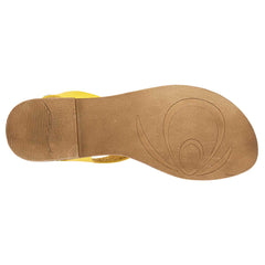 Sandalia  para Mujer marca Moramora Amarillo cod. 117066