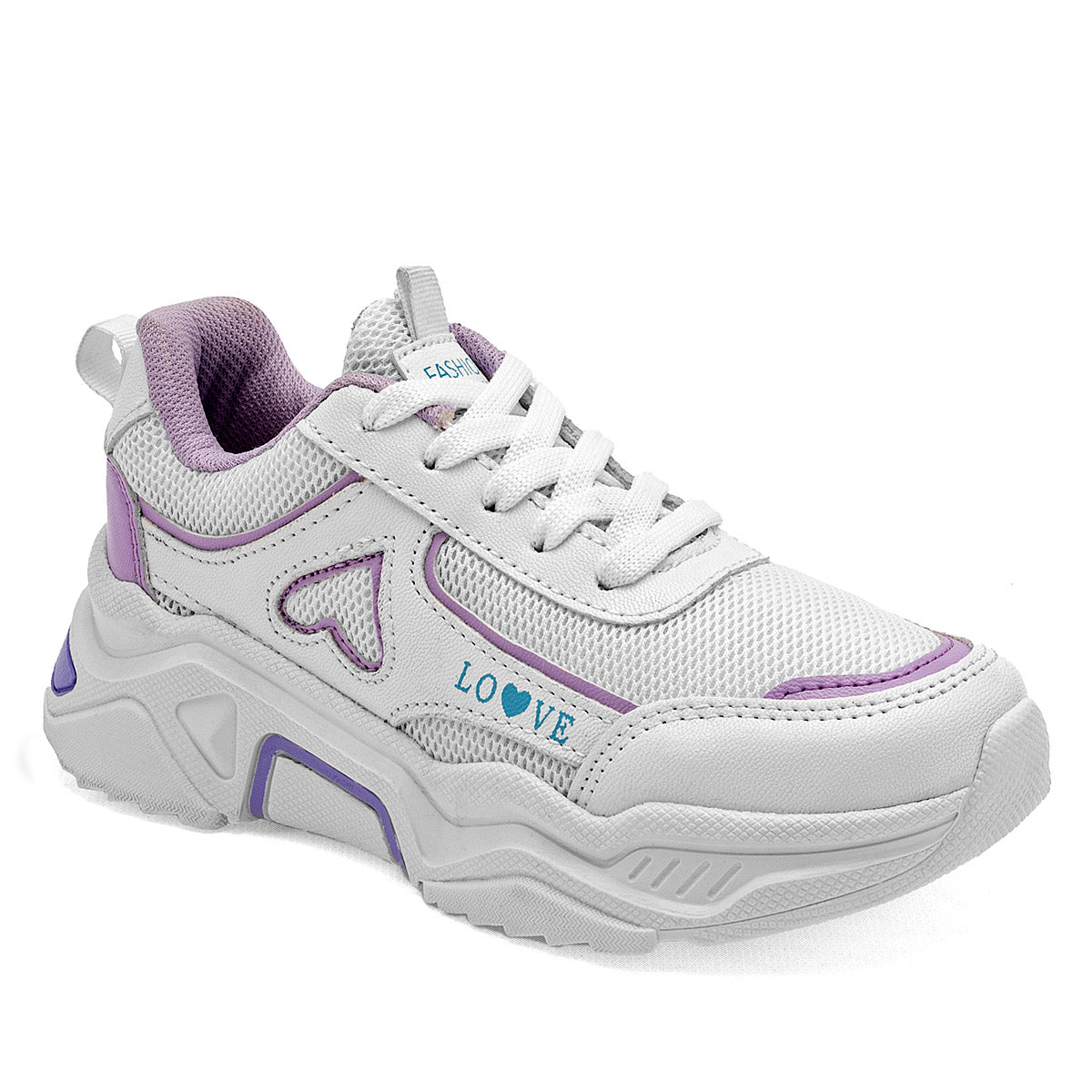 Tenis urbano para niña color blanco marca Moramora