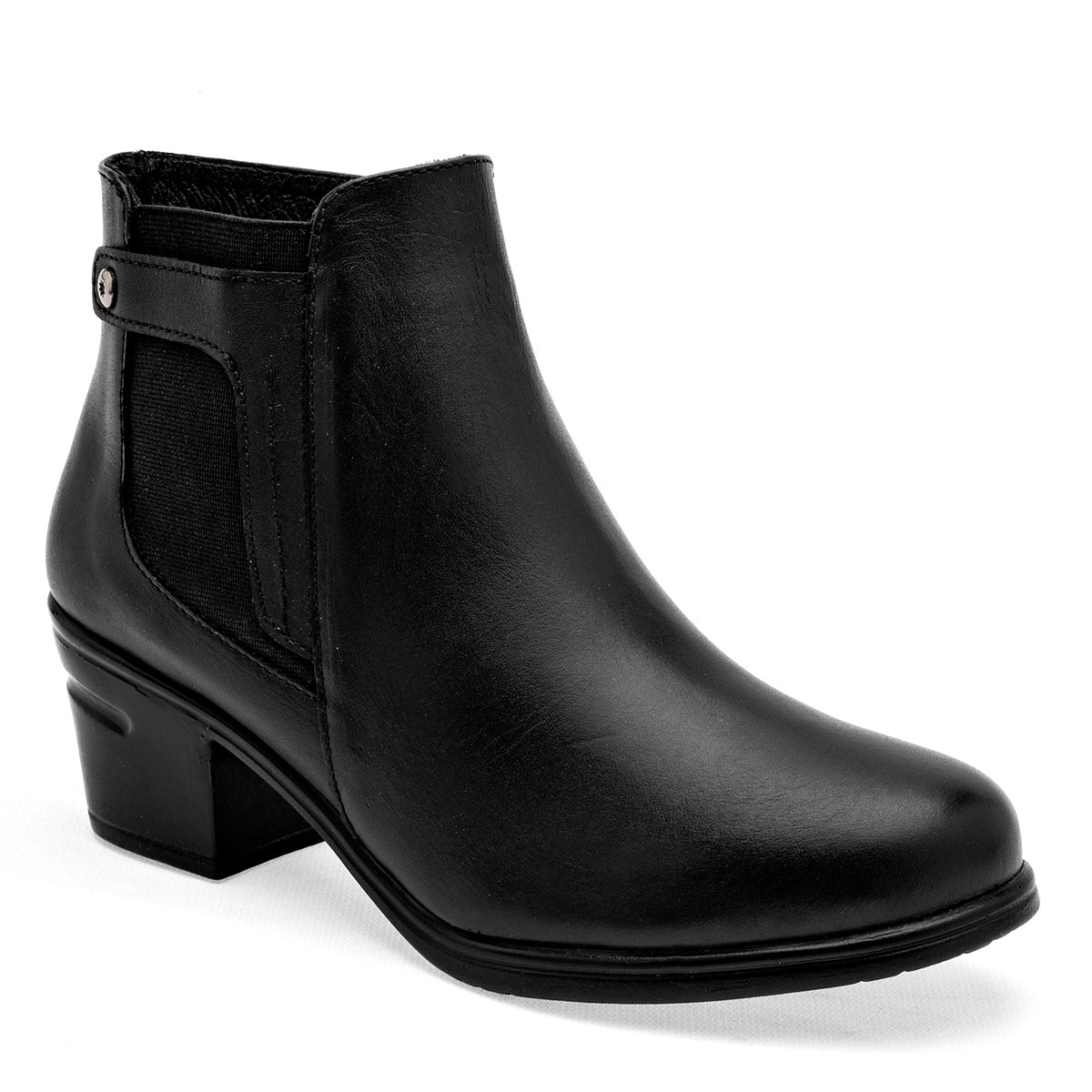 Botín para mujer color negro marca Moramora