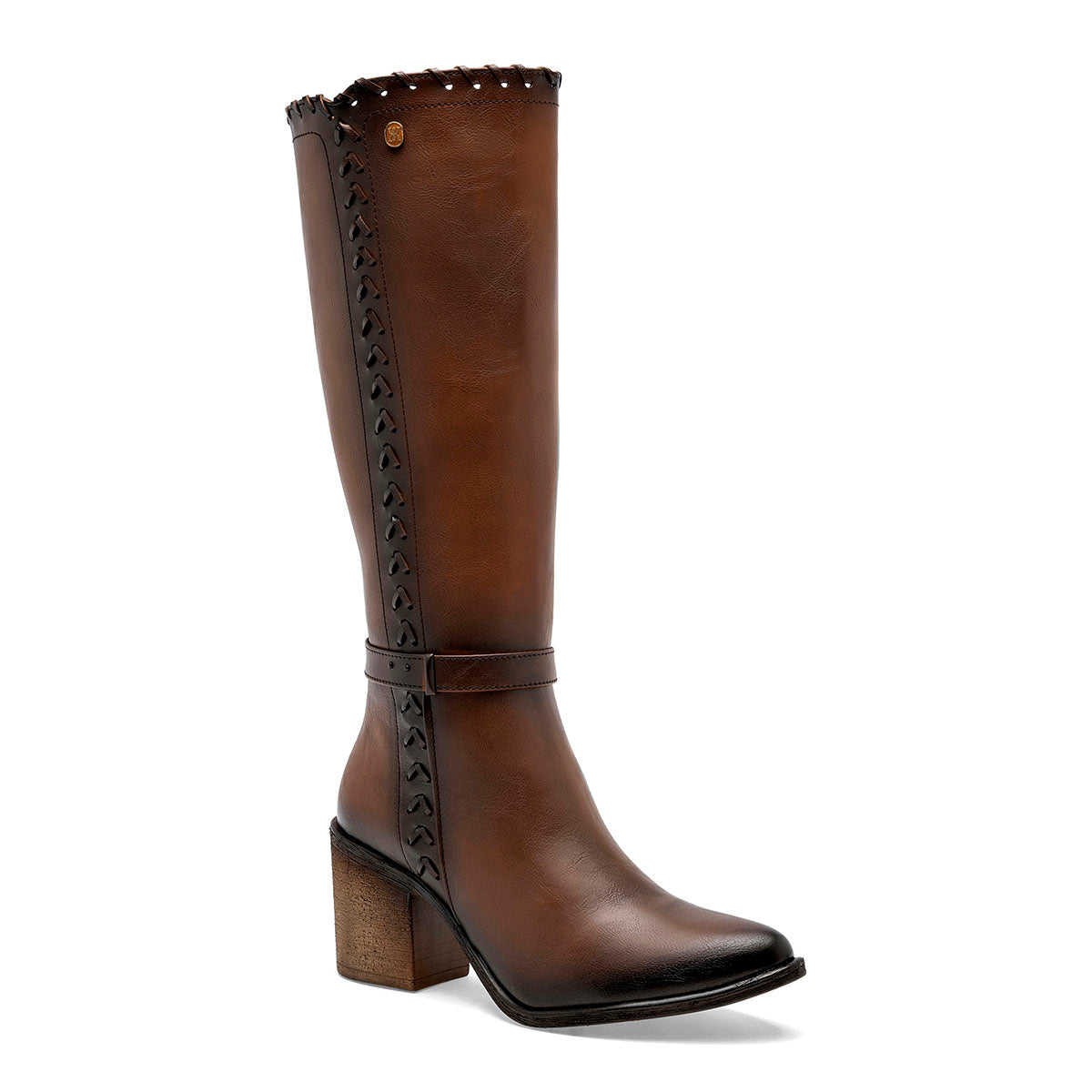 Bota para mujer color café marca Moramora