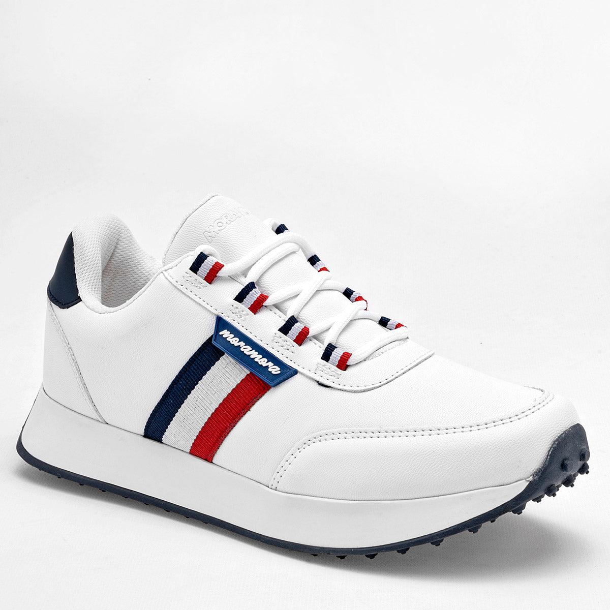 Tenis urbano para mujer color blanco marca Moramora 