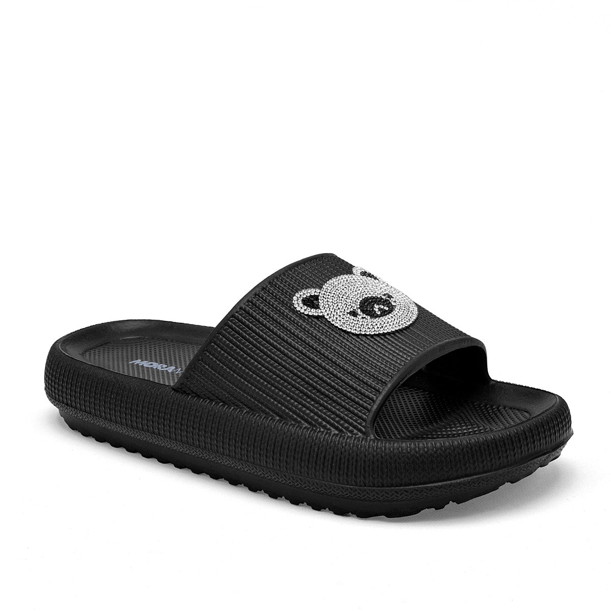 Sandalia para niña color negro marca Moramora