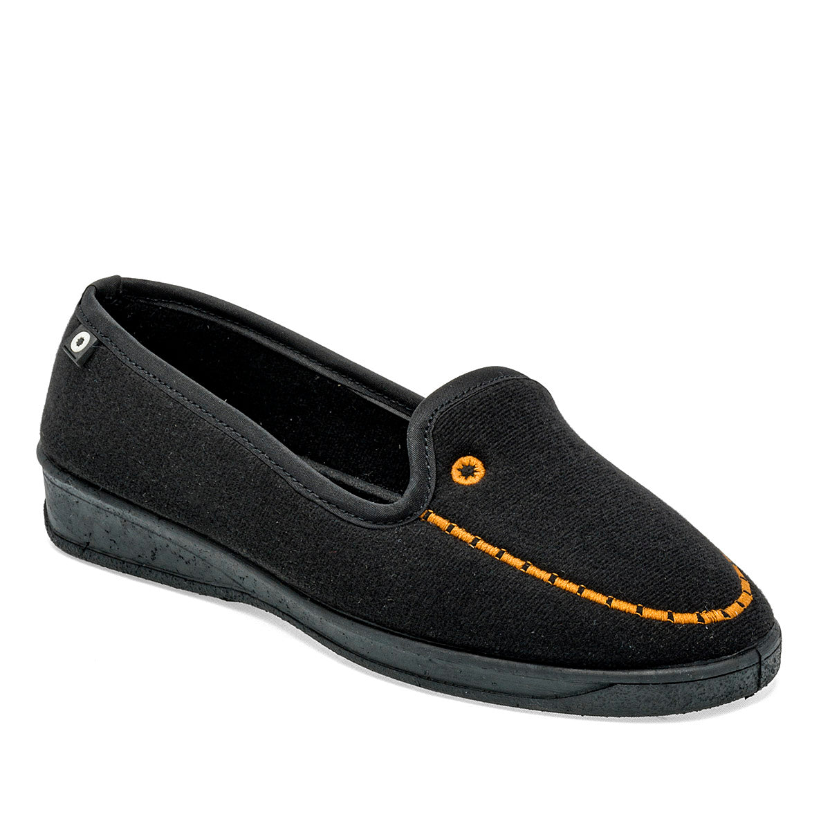 Pantufla para mujer color negro marca Mora Confort 