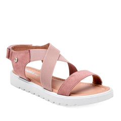 Sandalia para mujer color rosa marca Mora Confort