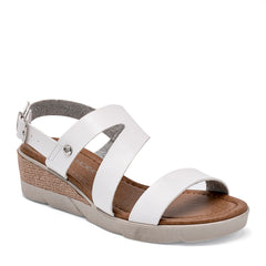 Sandalia para mujer color blanco marca Moramora
