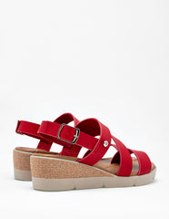 Sandalia con cuña para Mujer  cod. 125496