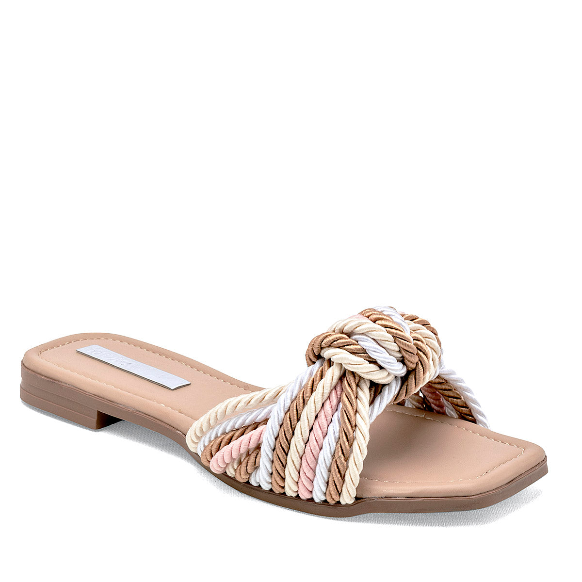 Sandalia para mujer color beige marca Moramora