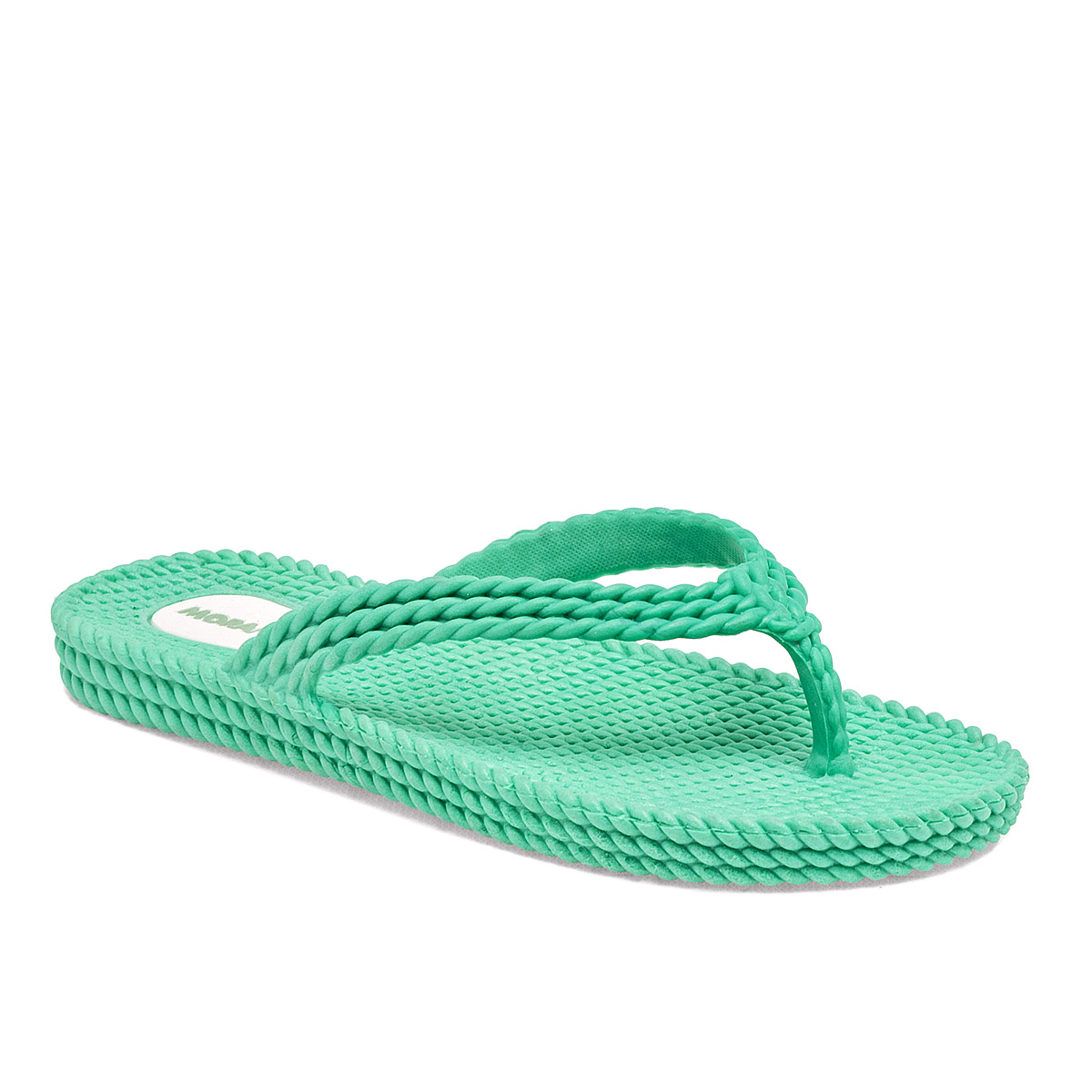Sandalia para mujer color verde marca Moramora
