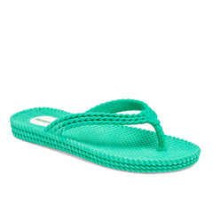 Sandalia para mujer color verde marca Moramora