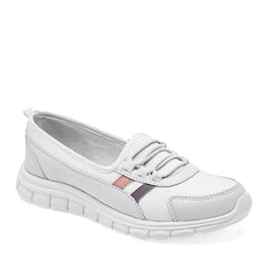 Tenis urbano para mujer color blanco marca Mora Confort