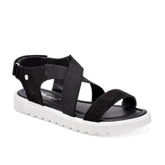 Sandalia para mujer color negro marca Mora Confort
