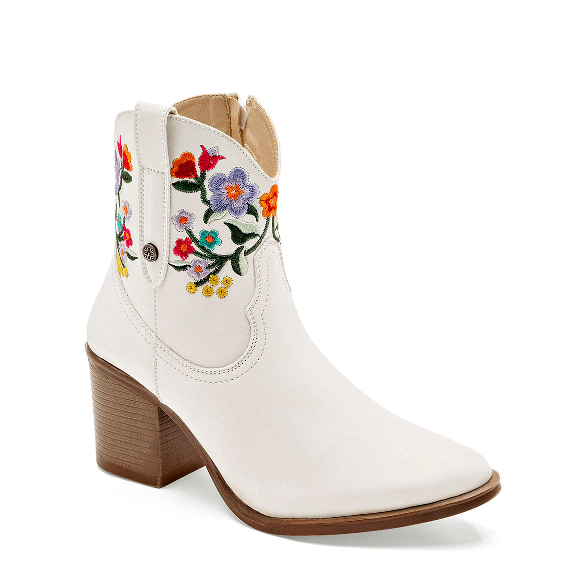 Bota con peluche para mujer color blanco  Mora Tierra