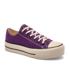 Tenis urbano para mujer color morado marca Moramora