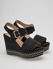 Sandalia con cuña para Mujer  cod. 129215