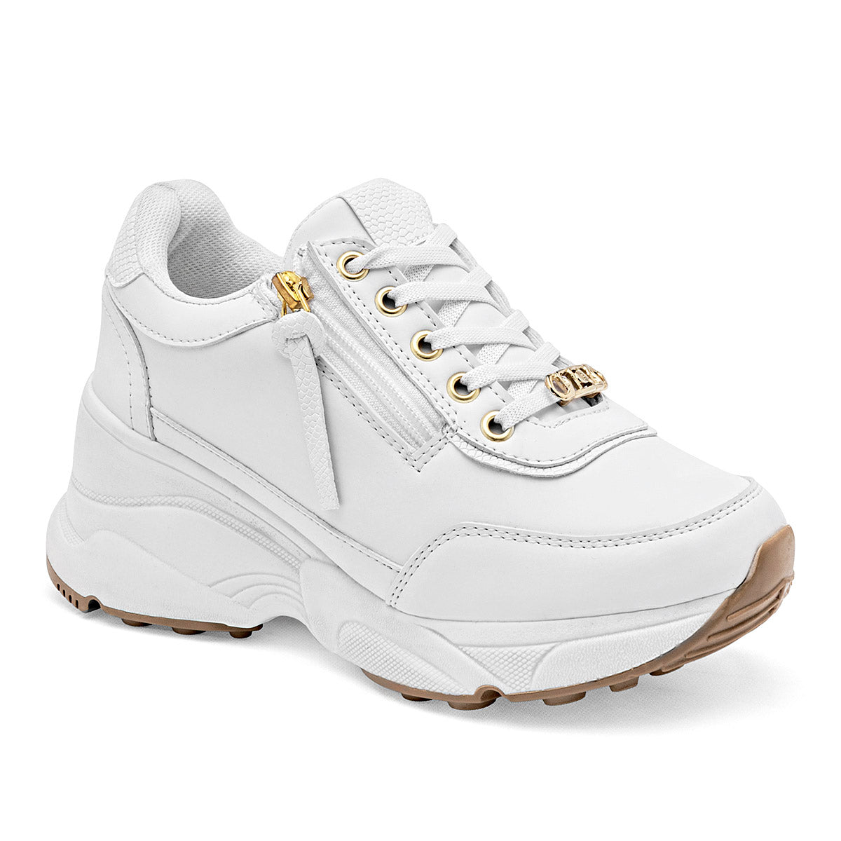 Tenis urbano para mujer color blanco marca Moramora