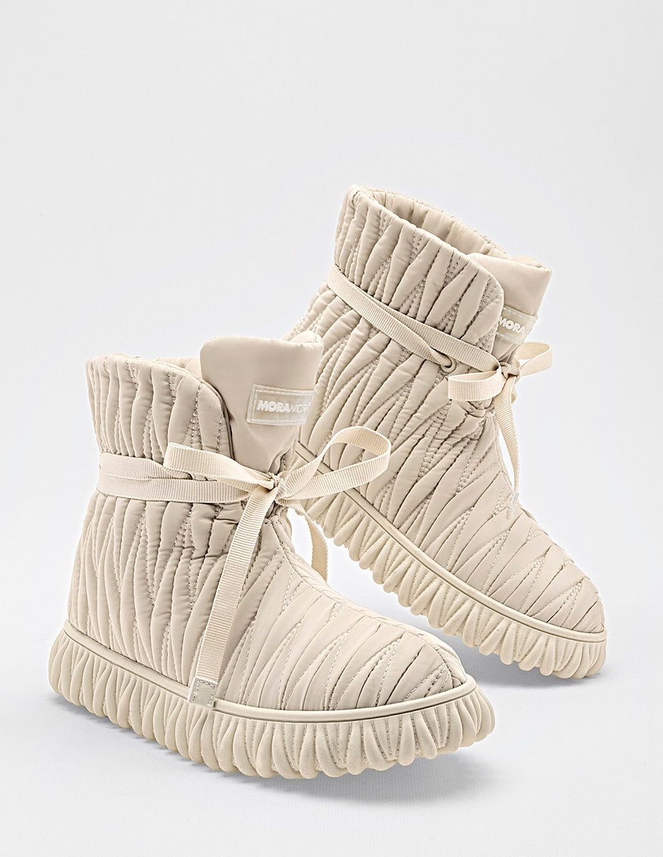 Moramora Bota con peluche para mujer