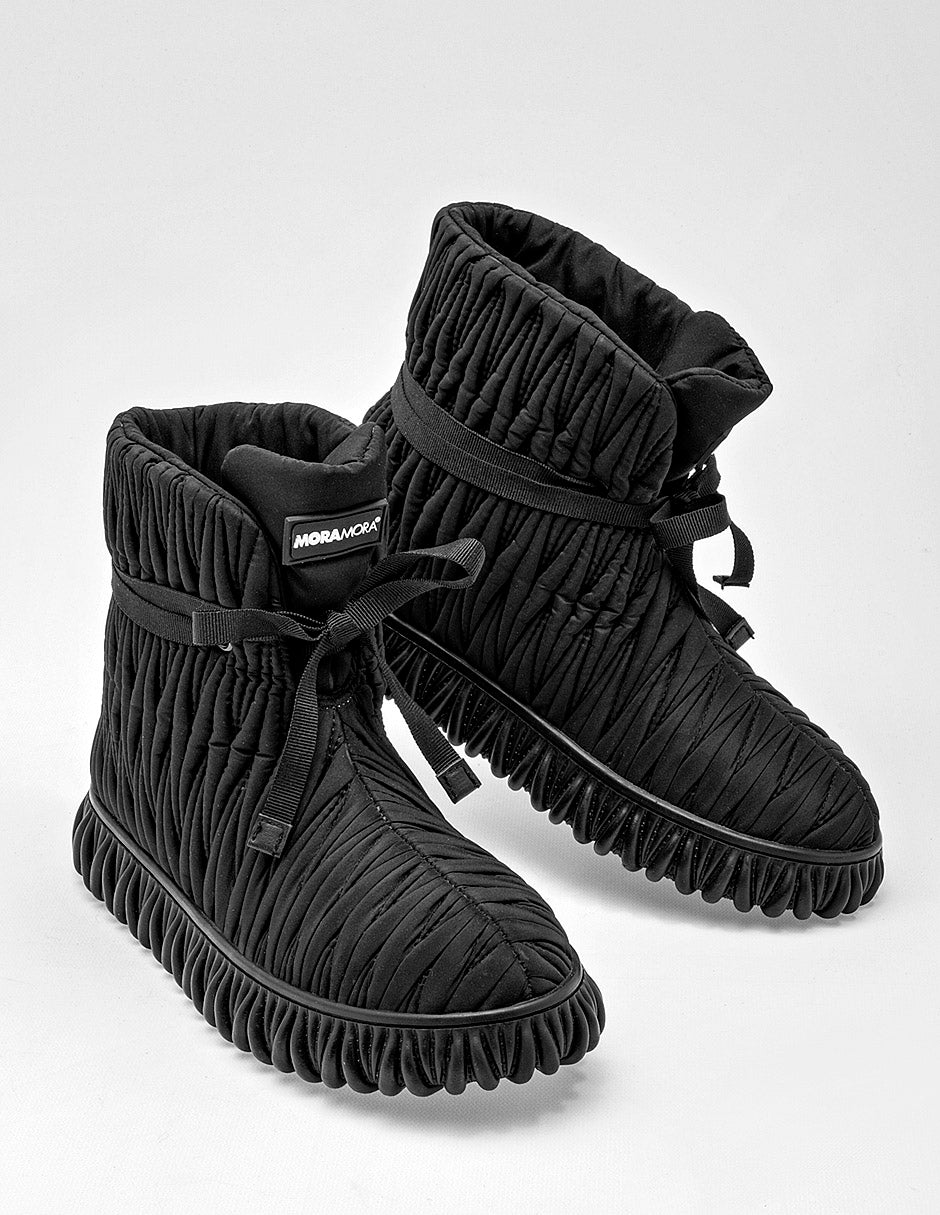 Moramora Bota con peluche para mujer