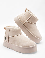 Moramora Bota con peluche para mujer
