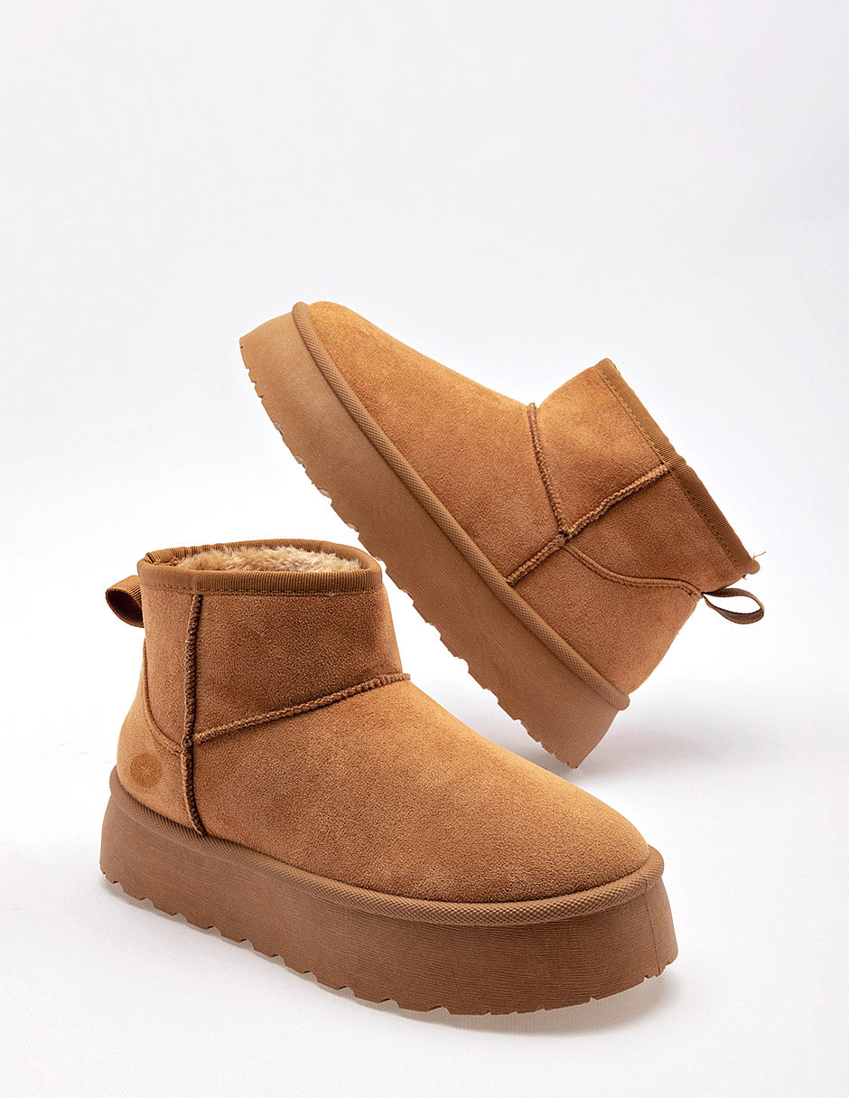 Moramora Bota con peluche para mujer