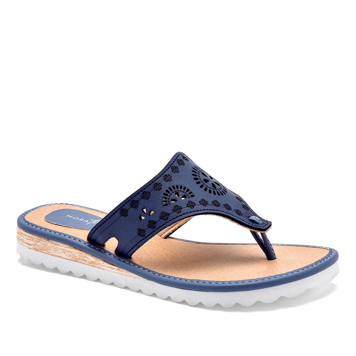 Sandalia para mujer color azul de Mora Tierra