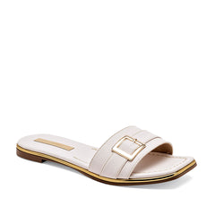 Sandalia para Mujer MARICRUZ con detalles de color dorado en Moramora
