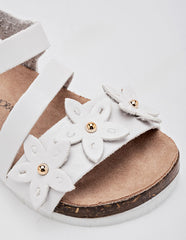 Sandalia para Preescolar Niña Moramora NITTA color blanco