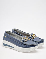 Mocasín de piel  para Mujer   cod. 136432