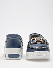 Mocasín de piel  para Mujer   cod. 136432