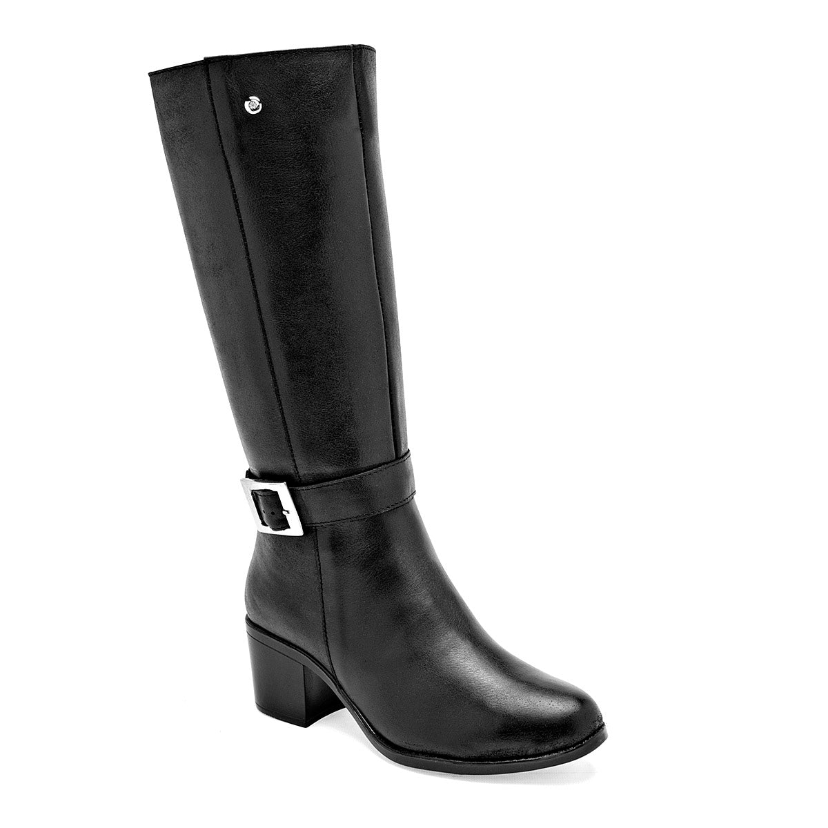 Bota de caña larga  para Mujer FANNY color negro en Moramora