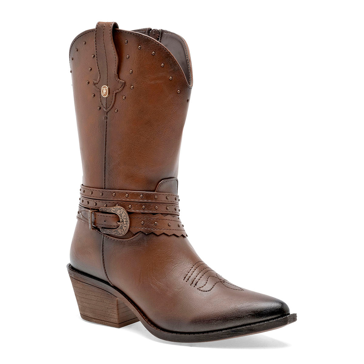 Bota vaquera  para Mujer MAYA color café en Moramora