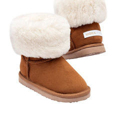Bota invernal  para Niña  marca Moramora Camel cod. 136628