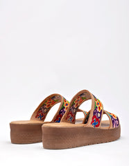 Sandalia de piel  para Mujer   cod. 137168