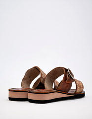Sandalia de piel  para Mujer   cod. 137169