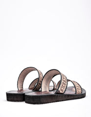 Sandalia de piel  para Mujer   cod. 137181
